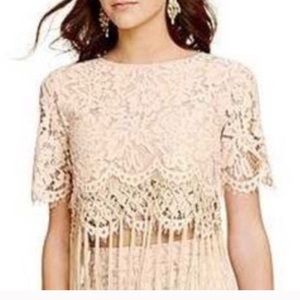 Lace crop top. Sz. Small